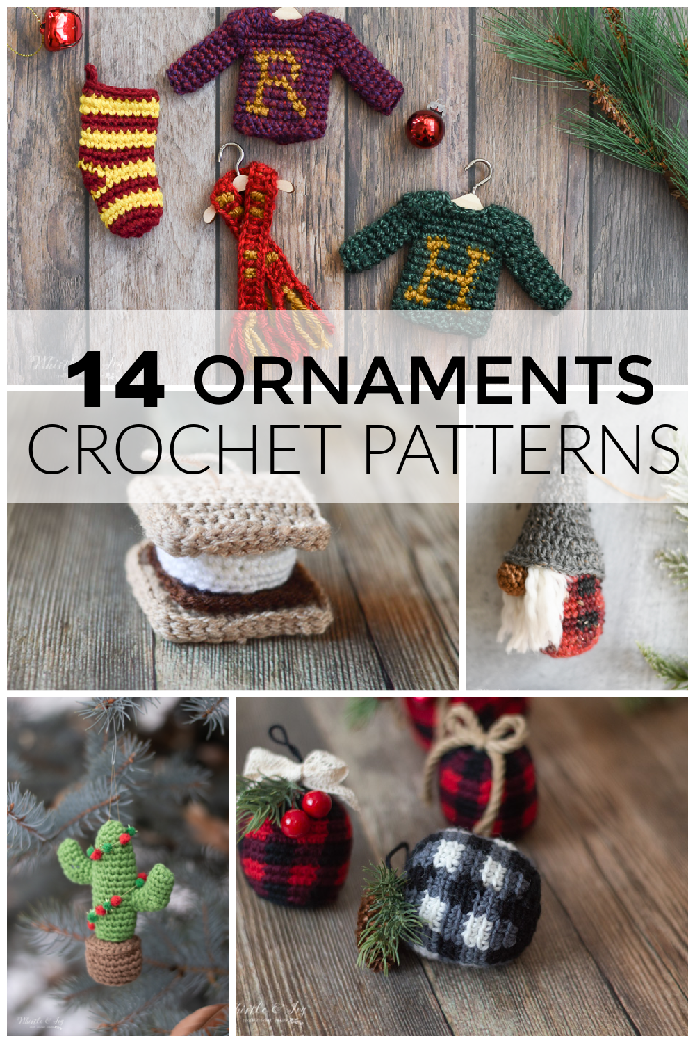 14 Pretty Crochet Ornament Patterns to Make Today