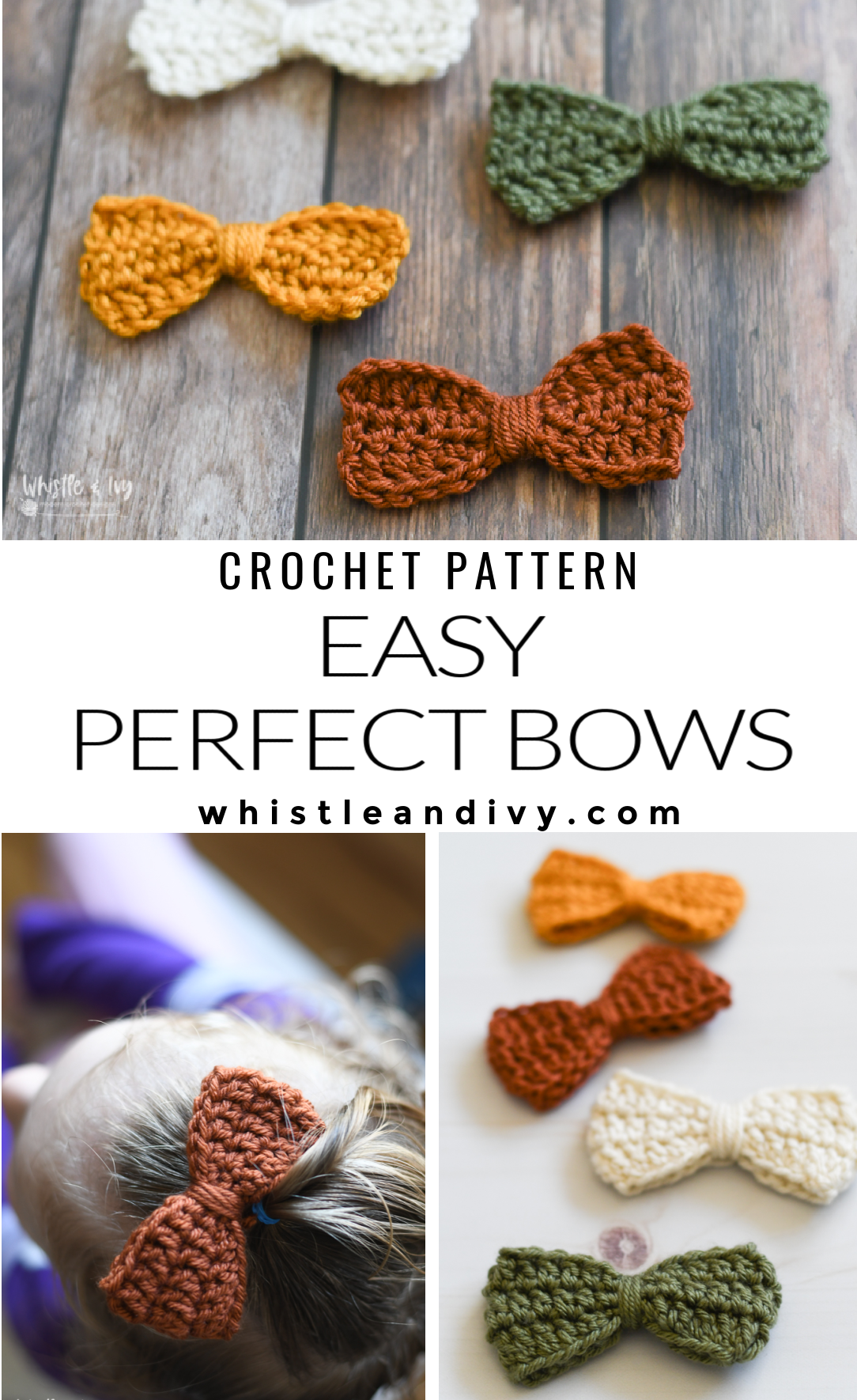 easy crochet bows perfect crochet bow pattern 