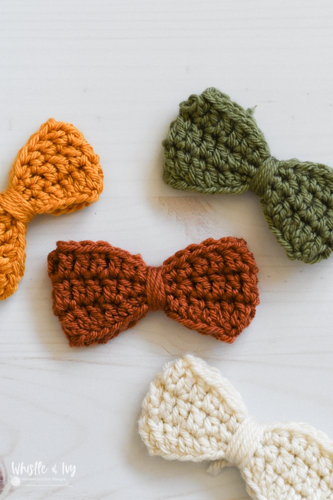 Crochet Bows (Easy and Perfect!)- Crochet Pattern