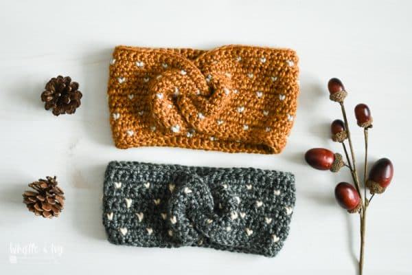 pretty crochet twist ear warmer headband crochet pattern winter crochet ideas 