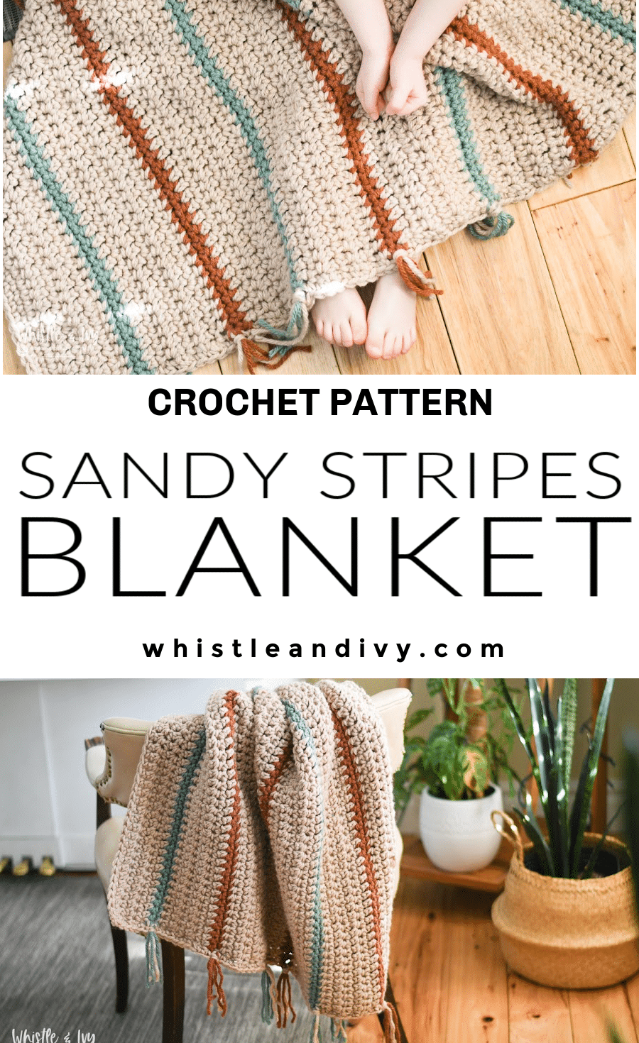 modern crochet blanket pattern crochet pattern striped chunky baby blanket crochet pattern 