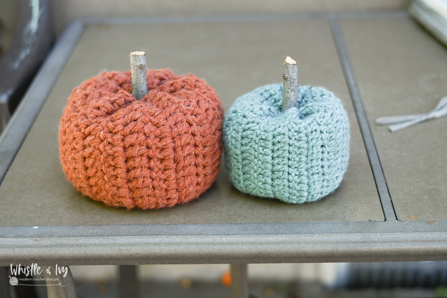 easy crochet pattern for chunky crochet pumpkin and chunky crochet squash 