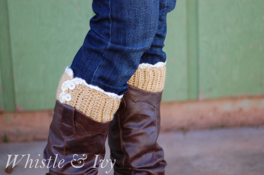 pretty shell crochet boot cuffs crochet pattern easy and quick 