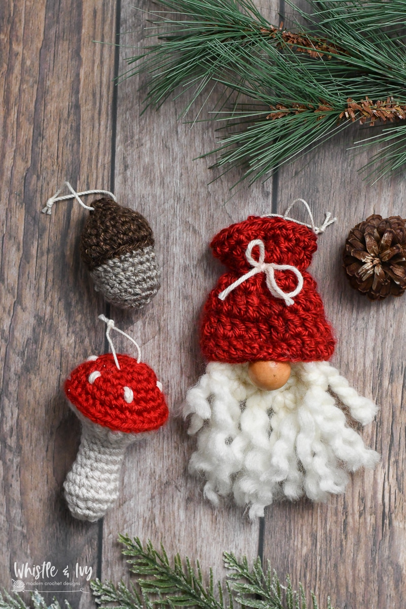 3 Darling and Easy Crochet Woodland Ornaments to make this season – Crochet Pattern